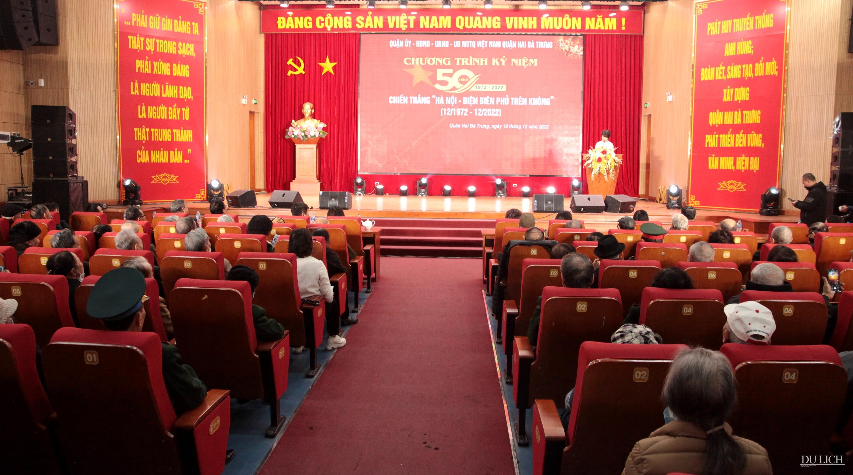Quận Hai Bà Trưng kỷ niệm 50 năm chiến thắng “Hà Nội – Điện Biên Phủ trên không”